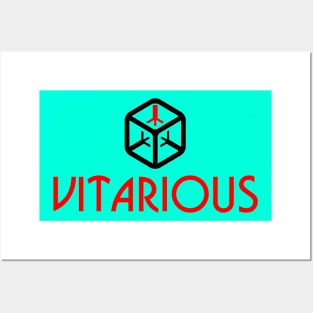 Vitarious Streaming Shirt Posters and Art